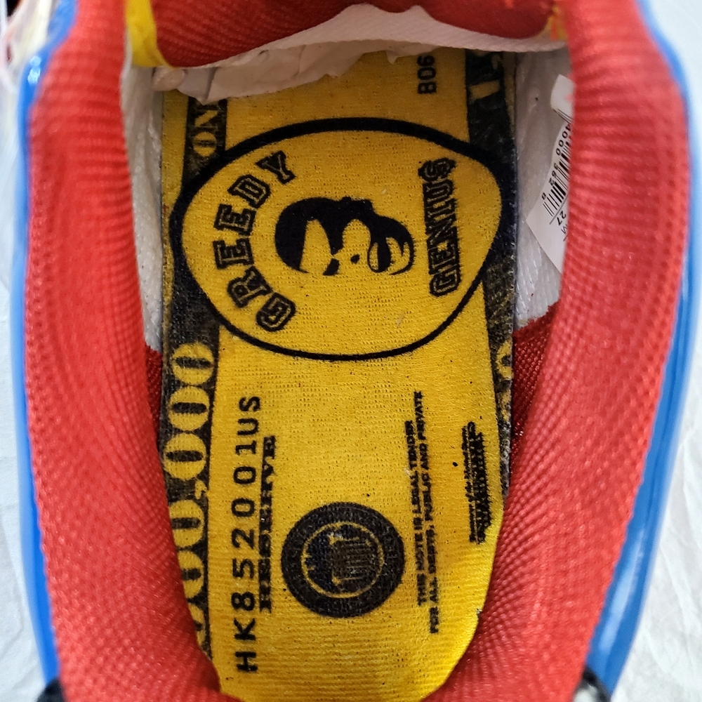 Collectible New Vintage Greedy Genius Heli Blue Phantom Sneaker Mens Size 9 - Picture 15 of 16
